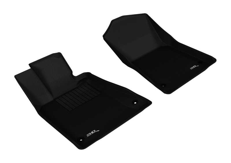 Lexus GS Floor Mat Set - Front - 3D MAXpider - Kagu - Black - `13-`20 Lexus GS Floor Mat Set - Front - 3D MAXpider - Kagu - Black - `13-`20